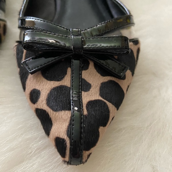 Michael Kors Collection Calf Hair Leopard Flats - Picture 5 of 12